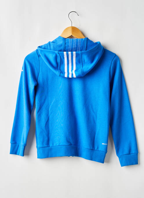 Veste casual poches bleu ADIDAS garcon
