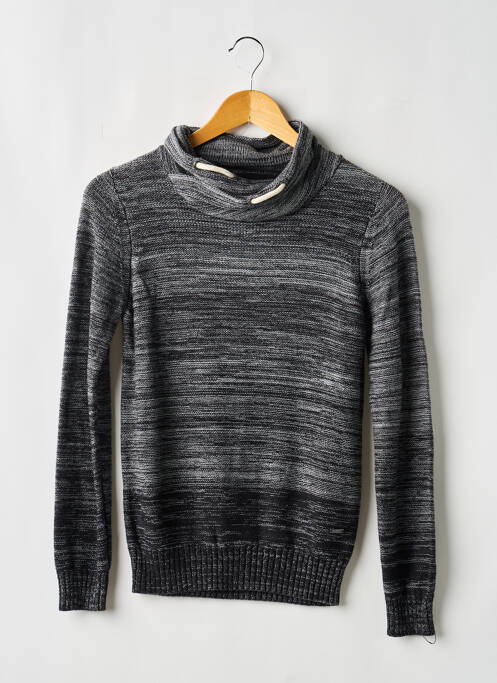 Pull finition bords-côtes manches longues gris TEDDY SMITH garcon