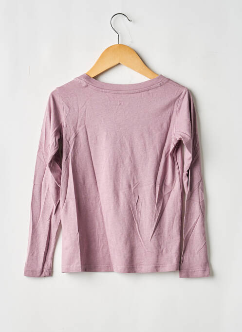 Top coupe droite manches longues violet TEDDY SMITH fille