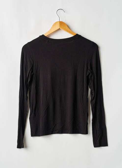 Top coupe droite manches longues noir TEDDY SMITH fille