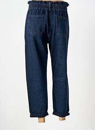 Jeans coupe droite tissage denim bleu TEDDY SMITH femme