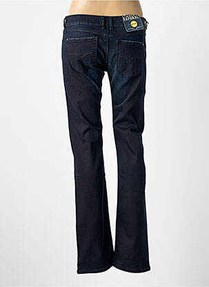 Jeans coupe droite effet usé délavé taille normale bleu KAPORAL femme