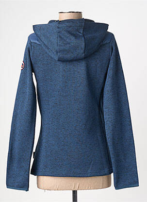 Doudoune poches a capuche bleu WANABEE femme