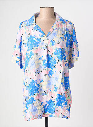 Tunique manches courtes manches courtes bleu MELYA MELODY femme