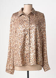 Chemisier coupe fluide manches longues or SUZZY & MILLY femme