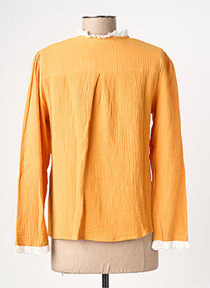Blouse manches longues manches longues orange LOVIE & CO femme