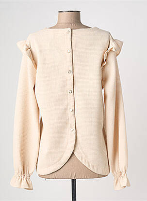 Blouse manches longues manches longues beige CERISE BLUE femme