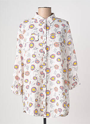 Tunique manches longues blanc CHRISTY femme