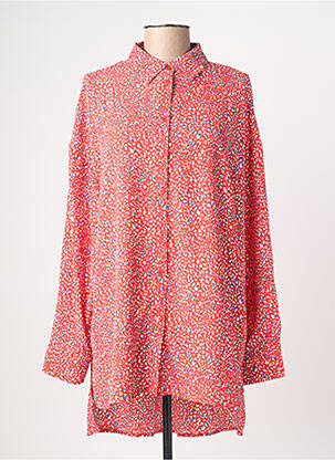 Tunique manches longues rouge CHRISTY femme