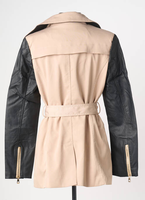 Trench tissage popeline sans capuche beige MISS SISSI femme