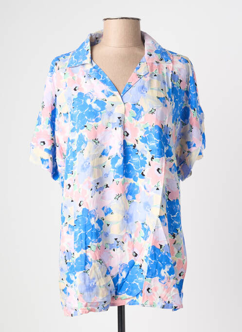 Tunique manches courtes manches courtes bleu MELYA MELODY femme