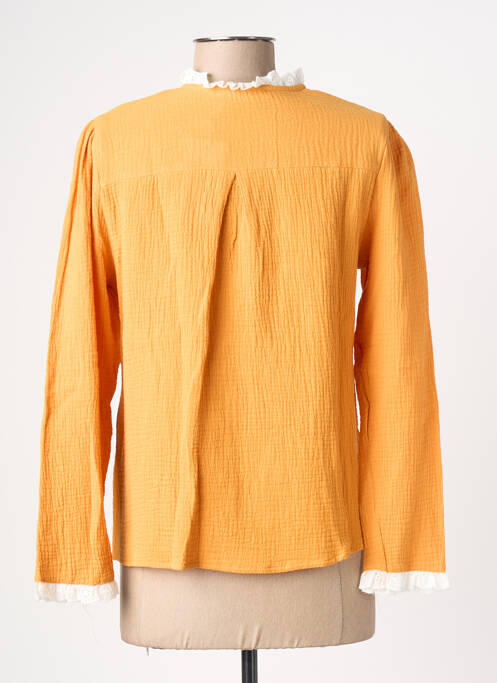 Blouse manches longues manches longues orange LOVIE & CO femme