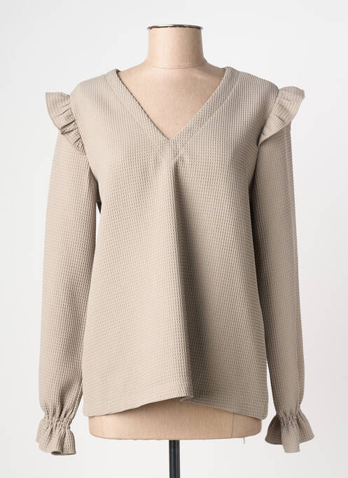Blouse manches longues manches longues vert CERISE BLUE femme