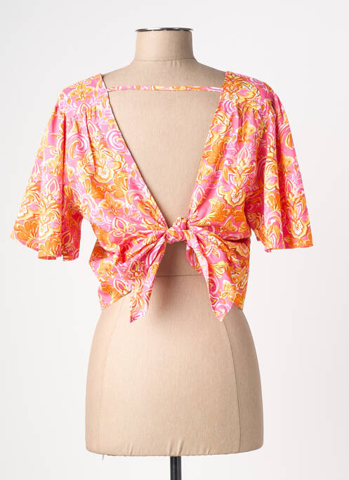 Top manches courtes manches courtes rose CERISE BLUE femme