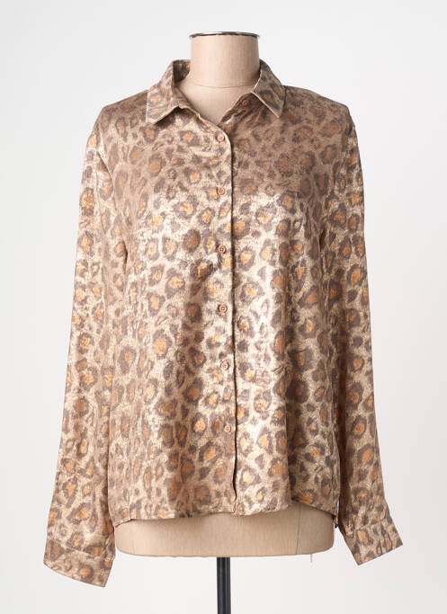 Chemisier coupe fluide manches longues or SUZZY & MILLY femme