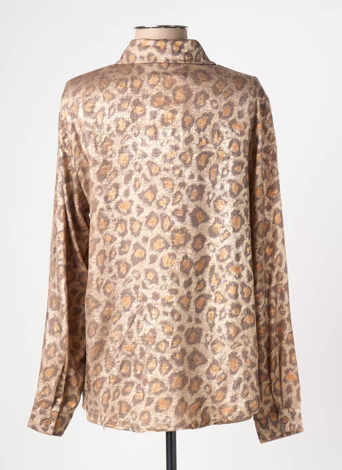 Chemisier coupe fluide manches longues or SUZZY & MILLY femme