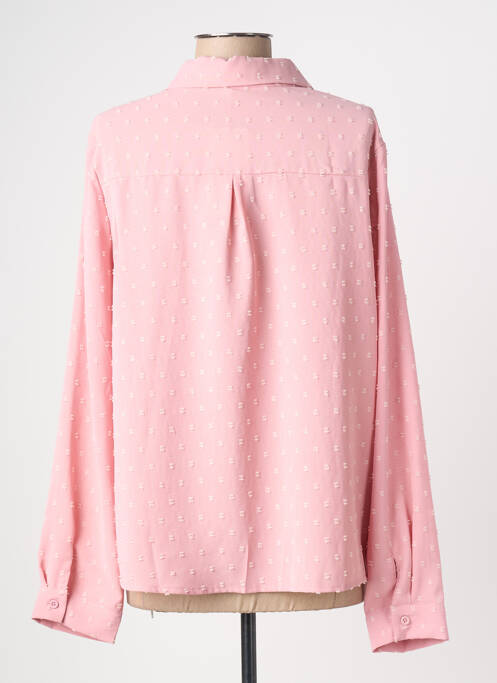 Chemisier coupe fluide manches longues rose IKOONE&BIANKA femme