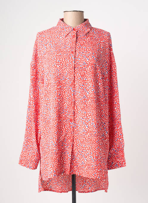 Tunique manches longues rouge CHRISTY femme