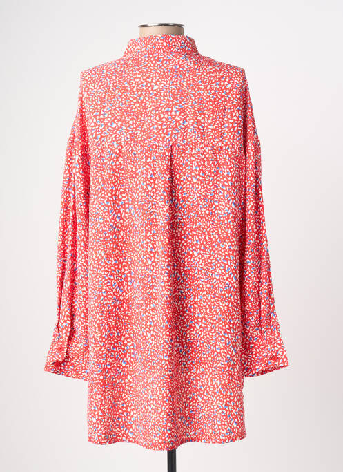 Tunique manches longues rouge CHRISTY femme