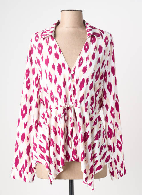 Tunique manches longues rouge IKOONE&BIANKA femme