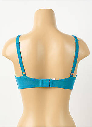Soutien-gorge effet matière satinée haut soutien-gorge emboitant bleu TRIUMPH femme