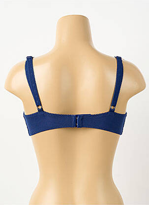 Soutien-gorge effet matière satinée haut soutien-gorge emboitant bleu fonce TRIUMPH femme
