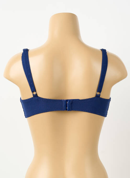 Soutien-gorge effet matière satinée haut soutien-gorge emboitant bleu fonce TRIUMPH femme