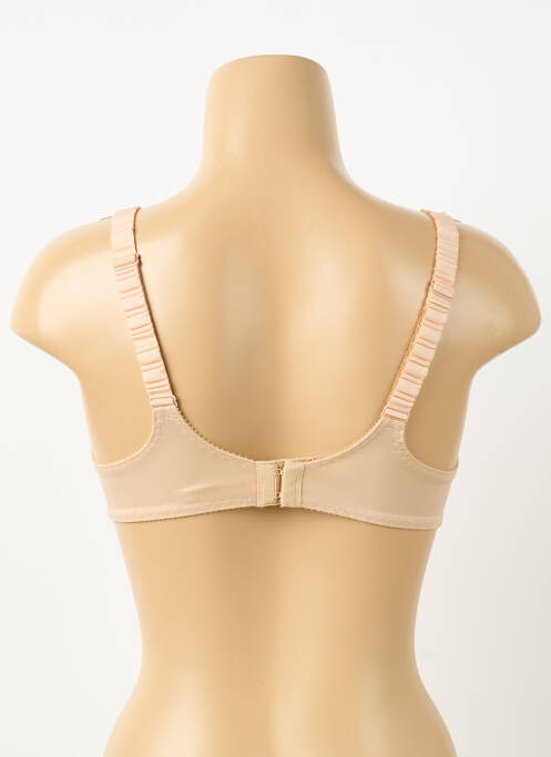 Soutien-gorge effet matière satinée haut soutien-gorge emboitant beige EMPREINTE femme