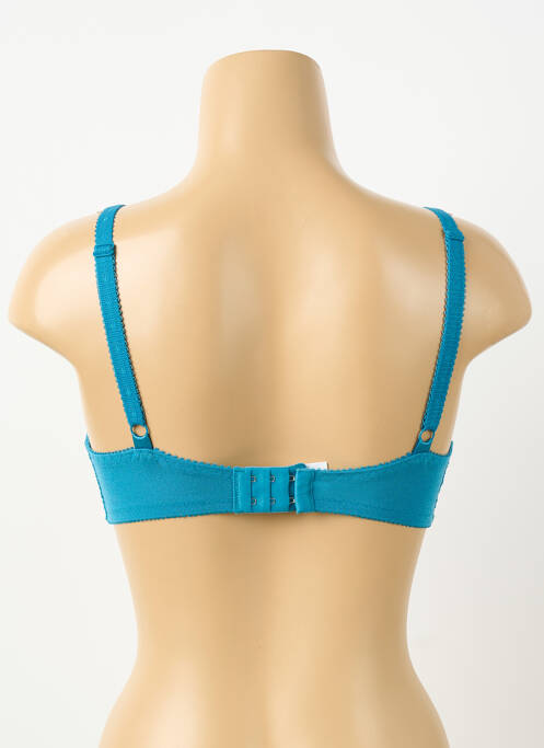 Soutien-gorge effet matière satinée haut soutien-gorge emboitant bleu TRIUMPH femme