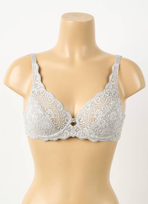 Soutien-gorge effet matière satinée haut soutien-gorge emboitant gris TRIUMPH femme