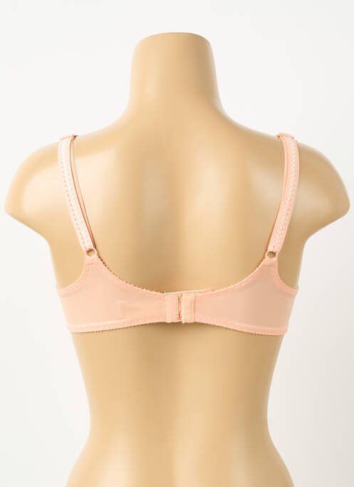 Soutien-gorge effet matière satinée haut soutien-gorge moulé rose EMPREINTE femme