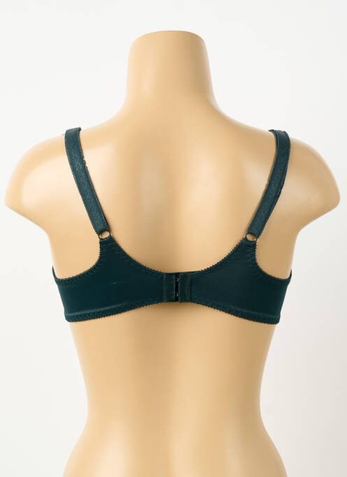 Soutien-gorge effet matière satinée haut soutien-gorge emboitant vert EMPREINTE femme