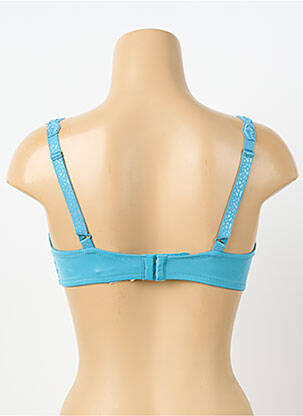 Soutien-gorge tissage dentelle haut soutien-gorge emboitant bleu TRIUMPH femme