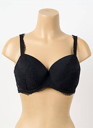 Soutien-gorge tissage dentelle haut soutien-gorge moulé noir SIMONE PERELE femme