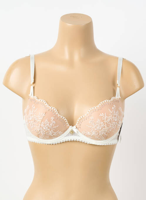 Soutien-gorge broderie haut soutien-gorge emboitant blanc AUBADE femme