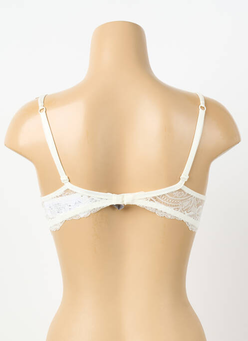 Soutien-gorge broderie haut soutien-gorge moulé blanc LISE CHARMEL femme