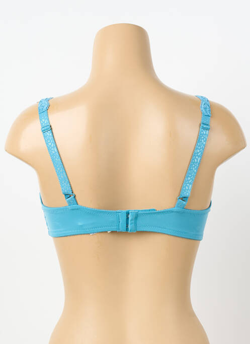 Soutien-gorge tissage dentelle haut soutien-gorge emboitant bleu TRIUMPH femme