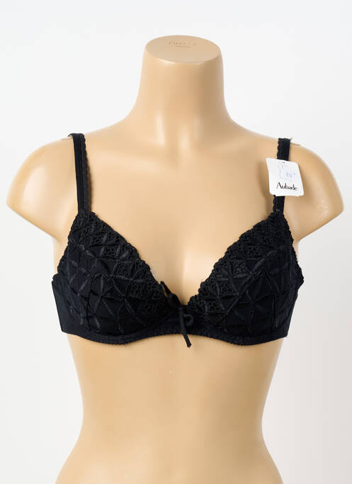 Soutien-gorge broderie haut soutien-gorge emboitant noir AUBADE femme