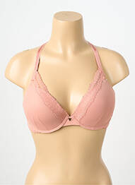 Soutien-gorge bretelle multi position haut soutien-gorge avec mousse de rembourrage amovible rose fonce SIMONE PERELE femme