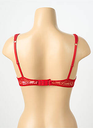Soutien-gorge effet matière satinée haut soutien-gorge avec mousse de rembourrage amovible rouge AUBADE femme