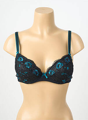 Soutien-gorge effet matière satinée haut soutien-gorge avec mousse de rembourrage amovible noir AUBADE femme