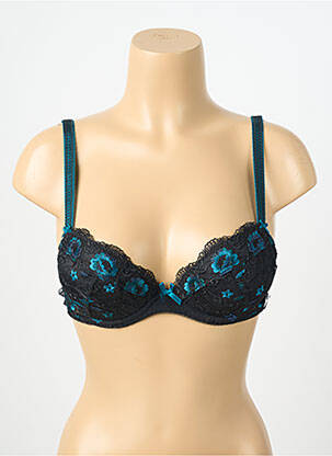 Soutien-gorge effet matière satinée haut soutien-gorge avec mousse de rembourrage amovible noir AUBADE femme