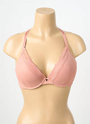 Soutien-gorge bretelle multi position haut soutien-gorge avec mousse de rembourrage amovible rose fonce SIMONE PERELE femme