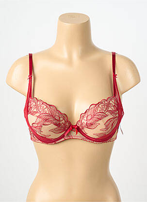 Soutien-gorge haut soutien-gorge push-up haut soutien-gorge push-up rouge AUBADE femme