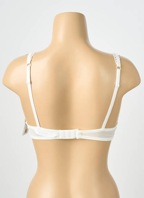 Soutien-gorge effet matière satinée haut soutien-gorge avec mousse de rembourrage amovible blanc AUBADE femme