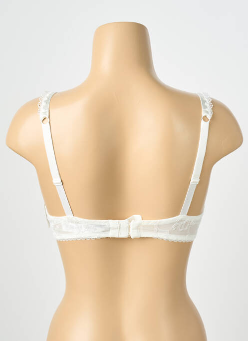 Soutien-gorge effet matière satinée haut soutien-gorge avec mousse de rembourrage amovible blanc AUBADE femme