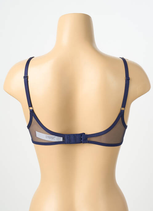 Soutien-gorge effet matière satinée haut soutien-gorge avec mousse de rembourrage amovible bleu AUBADE femme