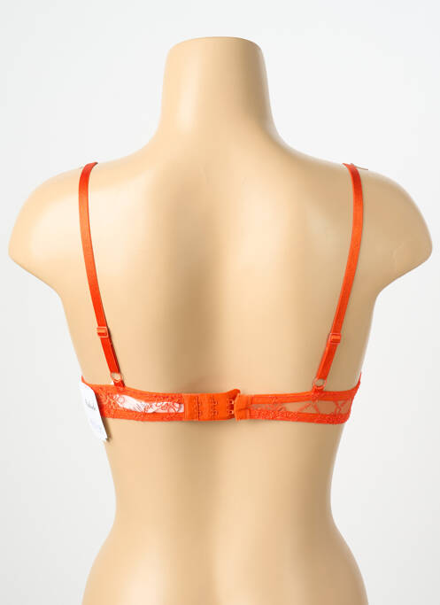 Soutien-gorge effet matière satinée haut soutien-gorge avec mousse de rembourrage amovible orange AUBADE femme
