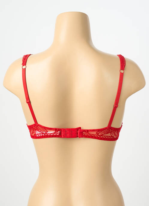 Soutien-gorge effet matière satinée haut soutien-gorge avec mousse de rembourrage amovible rouge AUBADE femme