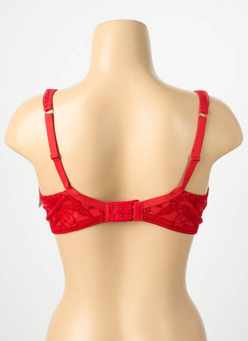 Soutien-gorge effet matière satinée haut soutien-gorge avec mousse de rembourrage amovible rouge AUBADE femme